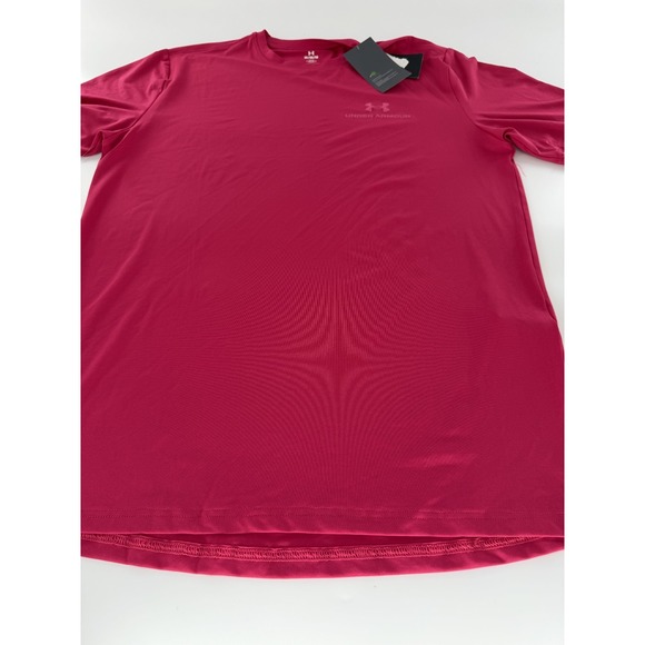 Under Armour Mens Vanish Rush Energy Shirt SZ M Shaded Fuchsia 1383973-681 NEW - Picture 4 of 9